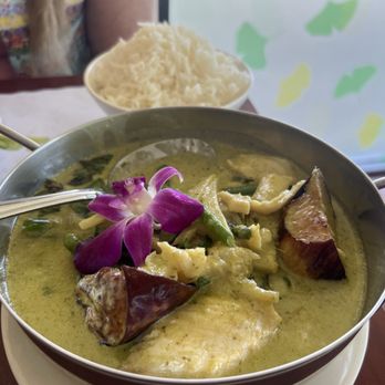 Khao Soi Thai Zen - Green curry with white rice - Thai Near Me - Santa Rosa, California Khao Soi Thai Zen - Green curry with white rice - Thai Near Me - Santa Rosa, California