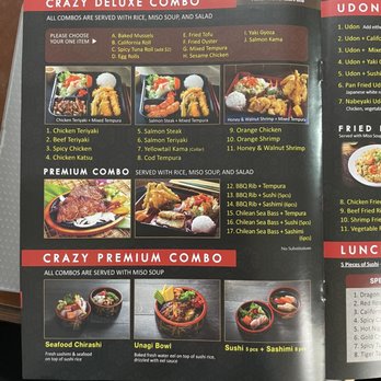 Crazy Rock'N Sushi - 1/28/2021 Menu - Sushi Bars Near Me - Stanton, California Crazy Rock'N Sushi - 1/28/2021 Menu - Sushi Bars Near Me - Stanton, California
