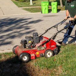 Eco Lawns - Aeration in progress