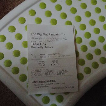 Big Flat Pancake - Breakfast & Brunch Near Me - Port Coquitlam, British Columbia