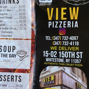 View Pizzeria - Menu - Pizza Near Me - Whitestone, New York