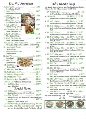 Menu photo 5 Pho Saigon and Bar Cranston, RI Menu photo 5 Pho Saigon and Bar Cranston, RI