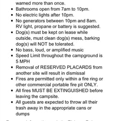Lake Elsinore City Camp Grounds - 6/10/11 General City Campground Info