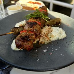 Grilled Marinated Lamb Kabob And Kofte