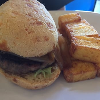 A Pão de Queijaria - Hamburger with polenta squares - Cafes Near Me - Belo Horizonte, MG A Pão de Queijaria - Hamburger with polenta squares - Cafes Near Me - Belo Horizonte, MG