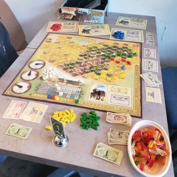Bard & Baker Board Game Cafe - Chicago Express economic game - Cafes Near Me - Troy, New York Bard & Baker Board Game Cafe - Chicago Express economic game - Cafes Near Me - Troy, New York