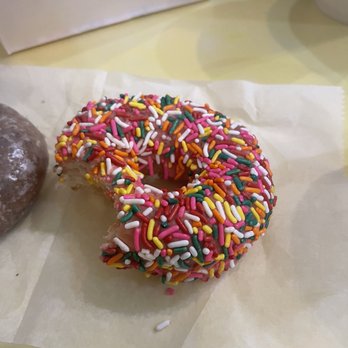 Daylight Donuts - Strawberry sprinkle donut (raised) - Donuts Near Me - Breckenridge, Colorado