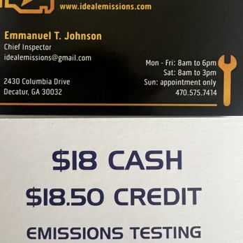 Ideal Emissions - Smog Check Stations Near Me - Decatur, Georgia Ideal Emissions - Smog Check Stations Near Me - Decatur, Georgia