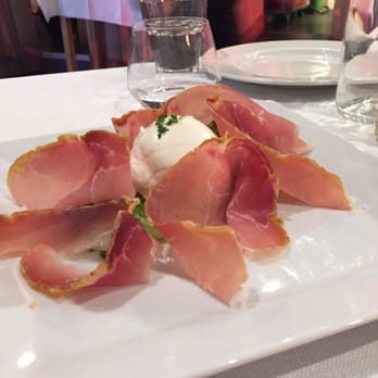 Ristorante San Domenico - Ham with buffalo mozarella! - Tuscan Near Me - Siena, SI