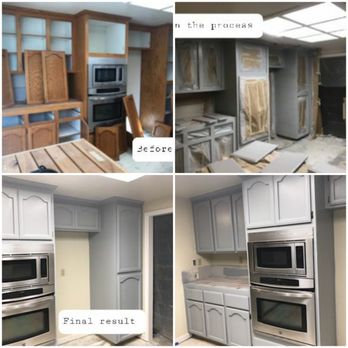 Quintero's Painter - Look at the transformation that can happen in your kitchen - Painters Near Me Quintero's Painter - Look at the transformation that can happen in your kitchen - Painters Near Me