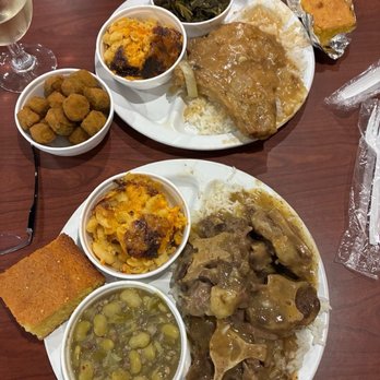 Ms. B's Cafe & Grill - Oxtail and stewed pork chop! - Soul Food Near Me - Columbia, South Carolina Ms. B's Cafe & Grill - Oxtail and stewed pork chop! - Soul Food Near Me - Columbia, South Carolina