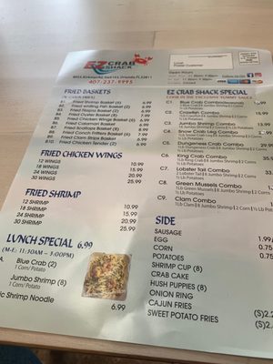 Menu photo 5 EZ Crab Shack Orlando, FL Menu photo 5 EZ Crab Shack Orlando, FL