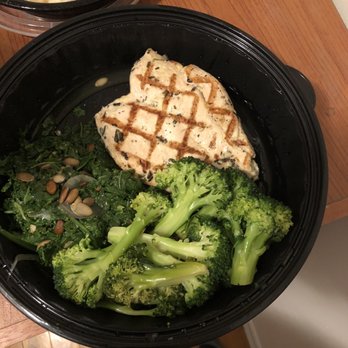 Westville Dumbo - Grilled chicken with grilled kale, pumpkin seeds and steamed broccoli - Comfort Food Near Me - Brooklyn, New York Westville Dumbo - Grilled chicken with grilled kale, pumpkin seeds and steamed broccoli - Comfort Food Near Me - Brooklyn, New York