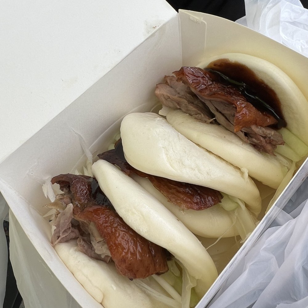 Peking Duck Sandwich Stall - Food Stands Near Me - Flushing, New York Peking Duck Sandwich Stall - Food Stands Near Me - Flushing, New York
