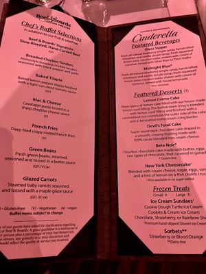 Menu photo 2 Beef & Boards Dinner Theatre Indianapolis, IN