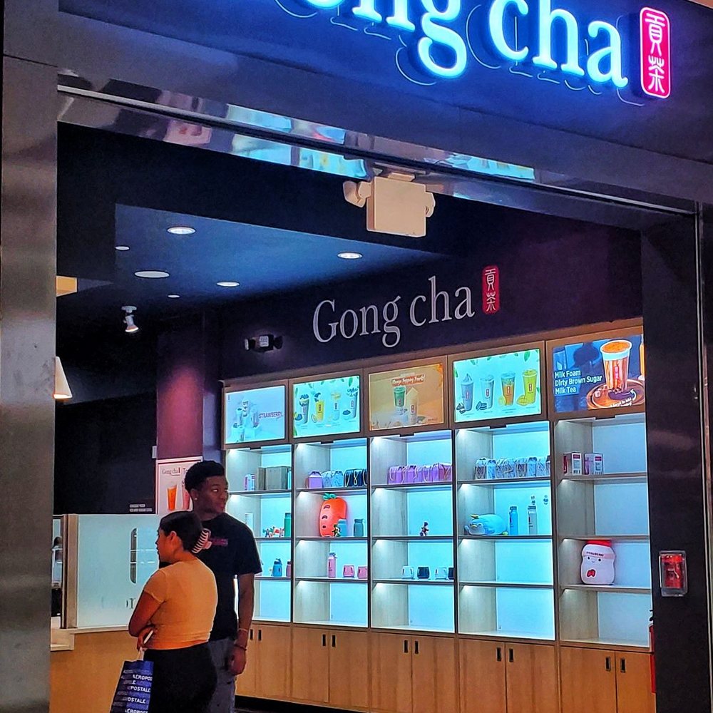 Gong Cha - two people standing in front of a store - Bubble Tea Near Me - West Nyack, New York