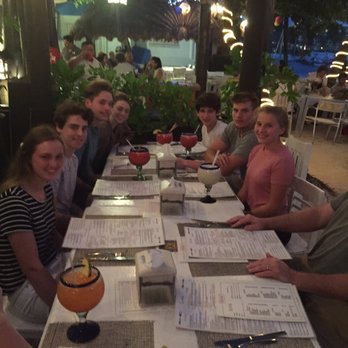 Indigo Beach Club - Check out large drinks, even the virgin drinks for the kids!!! They had a blast!! - Mexican Near Me - Playa del Carmen, ROO