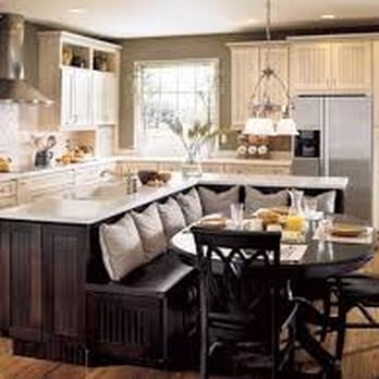 Mr Fix It Now - a kitchen with a breakfast nook - General Contractors Near Me Mr Fix It Now - a kitchen with a breakfast nook - General Contractors Near Me