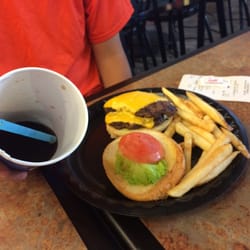 Buckhead Grill - I got a double cheeseburger combo. My drink had no ice. The portions were small and the burger was sour.