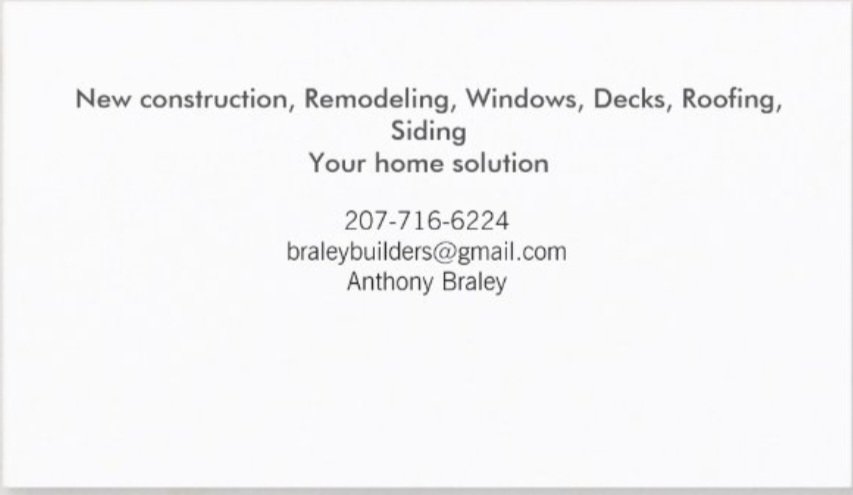 Slide of Braley Builders and Remodeling