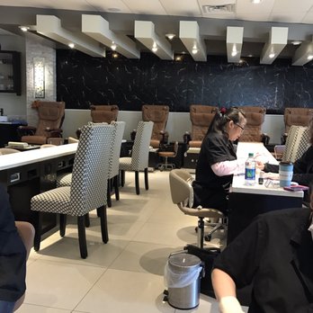 La Vie Nail Spa - Relaxing waterfalls on the walls. - Nail Salons Near Me - Durham, North Carolina La Vie Nail Spa - Relaxing waterfalls on the walls. - Nail Salons Near Me - Durham, North Carolina