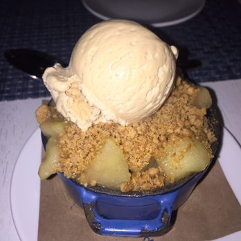 All Set Restaurant & Bar - Apple crisp with salted caramel ice cream. Yummy! - New American Near Me - Silver Spring, Maryland All Set Restaurant & Bar - Apple crisp with salted caramel ice cream. Yummy! - New American Near Me - Silver Spring, Maryland