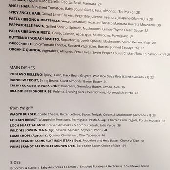 Caprice Cafe - Menu June 2023 (2 of 2) - New American Near Me - Redlands, California