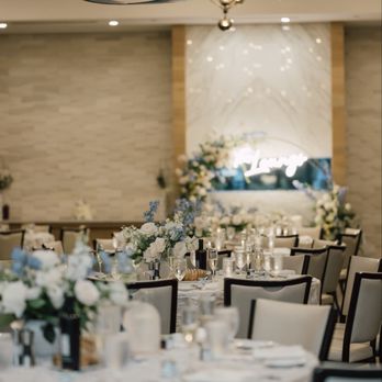Carol Flowers Studio - Reception room (with ceremony arch in the back) - Florists Near Me - Fresh Meadows, New York
