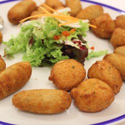 Seafood and fish croquettes.