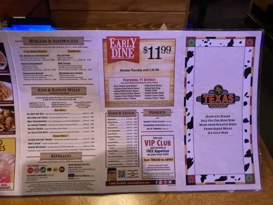 Menu photo 1 Texas Roadhouse Harrisonburg, VA