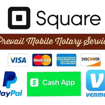 Prevail Mobile Notary Services - Convenient payment options for all of our clients. - Notaries Near Me Prevail Mobile Notary Services - Convenient payment options for all of our clients. - Notaries Near Me