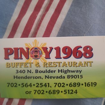 Pinoy1968 - Pinoy1968 Buffet and Restaurant - Buffets Near Me - Henderson, Nevada