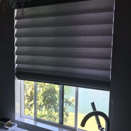 Roman shade from EZ blinds and shades