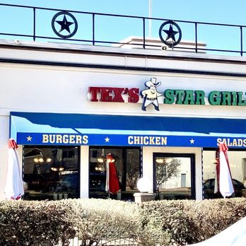 Tex's Star Grill - the front of the restaurant - Burgers Near Me - Watauga, Texas