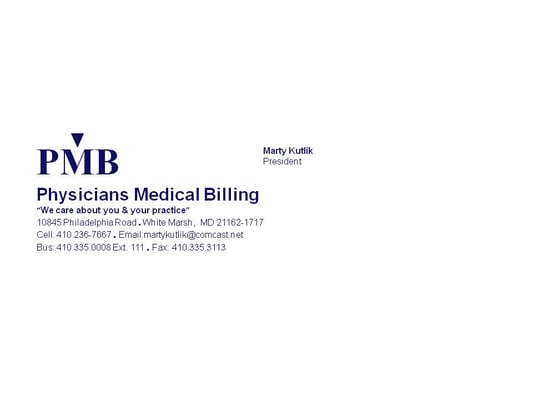 Physicians Medical Billing