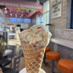 The Original Rainbow Cone - Birthday cake Feature Flavor Bowl (One Scoop)- so good
