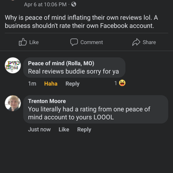 Colorful Vibes - Example of unprofessional behavior from peace of mind - Head Shops Near Me - Rolla, Missouri Colorful Vibes - Example of unprofessional behavior from peace of mind - Head Shops Near Me - Rolla, Missouri
