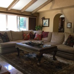 Photos of my large sectional after Mr Tran reupholstered it. Beautiful! Photos of my large sectional after Mr Tran reupholstered it. Beautiful!
