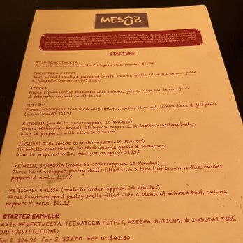 Mesobrestaurant.Com - Ethiopian Near Me - Montclair, New Jersey