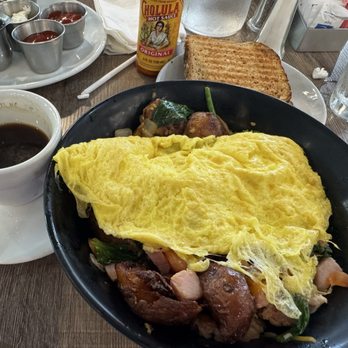 Sweet Cafe - Vegetarian Skillet Bowl +ham - Breakfast & Brunch Near Me - Chicago, Illinois Sweet Cafe - Vegetarian Skillet Bowl +ham - Breakfast & Brunch Near Me - Chicago, Illinois