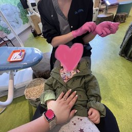 Gentle approach to examining our daughter today! Gentle approach to examining our daughter today!