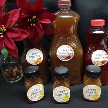Splyt N Half Kitchen - EVEY'S DETOX TEA COMES IN A VARIETY OF BURSTING FLAVORS. - Soul Food Near Me - Chicago, Illinois Splyt N Half Kitchen - EVEY'S DETOX TEA COMES IN A VARIETY OF BURSTING FLAVORS. - Soul Food Near Me - Chicago, Illinois