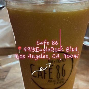 Cafe 86 - Cali Mango Slush - Desserts Near Me - Los Angeles, California