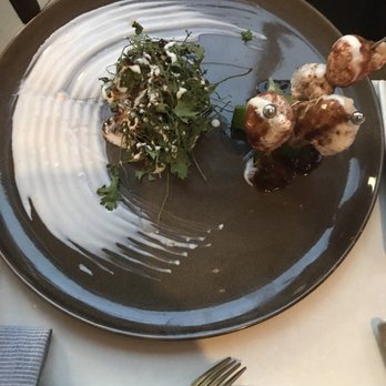Karma Modern Indian - Lentil balls with yogurt and fried greens!! - Indian Near Me - Washington, DC, District of Columbia