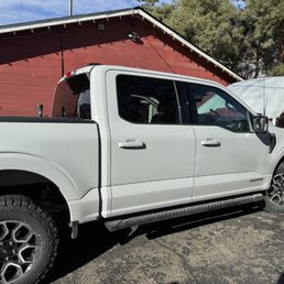 This is my truck waiting for a jump after the service dept said the battery was fine.