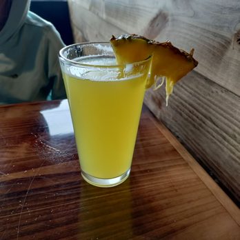 Meat Hook Bbq - Pineapple juice we already attacked the pineapple. It came with a great piece and we could resist - Barbeque Near Me - West Valley City, Utah
