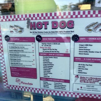 Parachute - Hot dog menu - Hot Dogs Near Me - Louisville, Kentucky