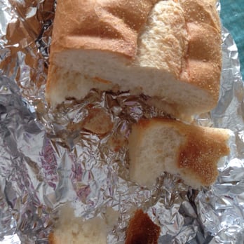 Cuginos Pizza - Bread crumbled as I separated it. - Pizza Near Me - Fairview, New Jersey