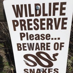 Rancho San Diego Kiwanis Memorial Trail - One of several warning signs along the trail.