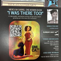 AVANT Printing - Flier for my next show at Oakland Museum on July 20, 2025 at 1pm
